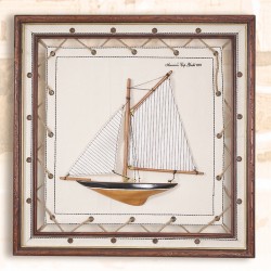 3D Sailboat on Canvas